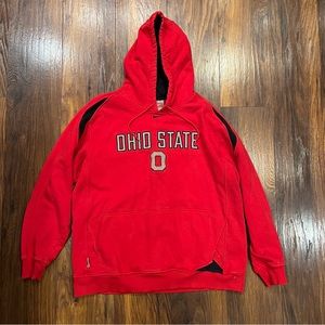Nike Team Ohio State Buckeyes Center Swoosh Red Hoodie